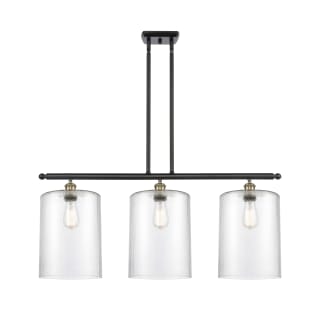A thumbnail of the Innovations Lighting 516-3I-10-36-L Cobbleskill Linear Black Antique Brass / Clear