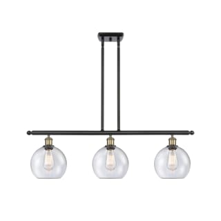 A thumbnail of the Innovations Lighting 516-3I-11-36 Athens Linear Black Antique Brass / Seedy