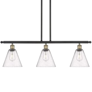 A thumbnail of the Innovations Lighting 516-3I-12-36 Berkshire Linear Black Antique Brass / Seedy