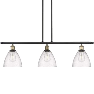 A thumbnail of the Innovations Lighting 516-3I-11-36 Bristol Linear Black Antique Brass / Seedy