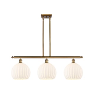 A thumbnail of the Innovations Lighting 516-3I-13-37-White Venetian-Indoor Pendant Brushed Brass / White Venetian