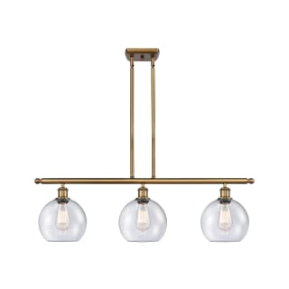 A thumbnail of the Innovations Lighting 516-3I-11-36 Athens Linear Brushed Brass / Seedy