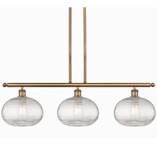 A thumbnail of the Innovations Lighting 516-3I-10-37 Ithaca Pendant Brushed Brass / Clear Ithaca