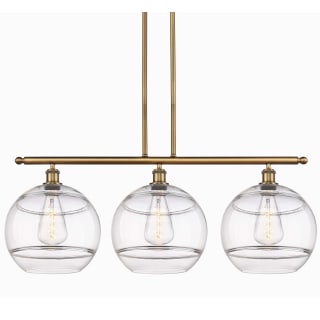 A thumbnail of the Innovations Lighting 516-3I-14-39 Rochester Pendant Brushed Brass / Clear