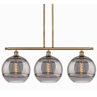 A thumbnail of the Innovations Lighting 516-3I-14-39 Rochester Pendant Brushed Brass / Light Smoke