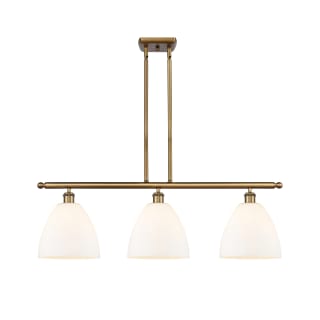 A thumbnail of the Innovations Lighting 516-3I-13-36 Bristol Linear Brushed Brass / Matte White