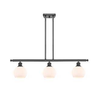 A thumbnail of the Innovations Lighting 516-3I-9-36 Athens Linear Matte Black / Matte White