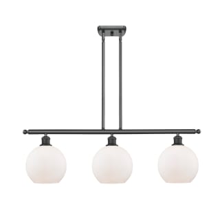 A thumbnail of the Innovations Lighting 516-3I-11-36 Athens Linear Matte Black / Matte White