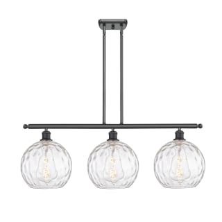 A thumbnail of the Innovations Lighting 516-3I-13-37 Athens Linear Matte Black / Clear Water Glass