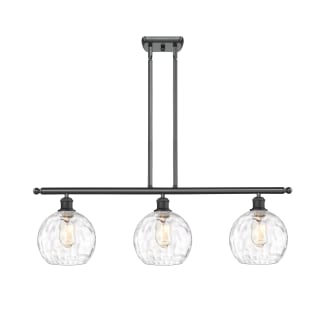 A thumbnail of the Innovations Lighting 516-3I-11-36 Athens Linear Matte Black / Clear Water Glass