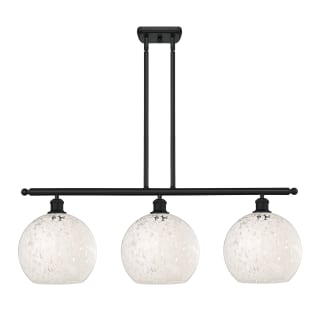 A thumbnail of the Innovations Lighting 516-3I-13-37-White Mouchette-Indoor Pendant Matte Black / White Mouchette