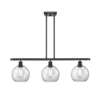 A thumbnail of the Innovations Lighting 516-3I-11-36 Athens Linear Matte Black / Clear