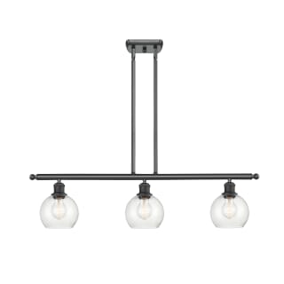 A thumbnail of the Innovations Lighting 516-3I-9-36 Athens Linear Matte Black / Seedy