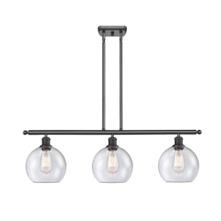 A thumbnail of the Innovations Lighting 516-3I-11-36 Athens Linear Matte Black / Seedy