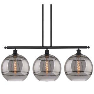 A thumbnail of the Innovations Lighting 516-3I-14-39 Rochester Pendant Matte Black / Light Smoke