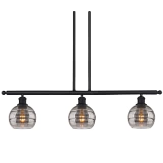 A thumbnail of the Innovations Lighting 516-3I-9-36 Rochester Pendant Matte Black / Light Smoke