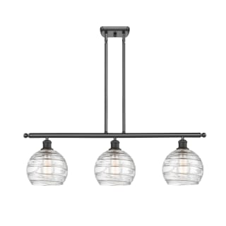 A thumbnail of the Innovations Lighting 516-3I-11-36 Athens Linear Clear Deco Swirl / Oil Rubbed Bronze