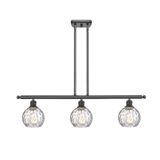 A thumbnail of the Innovations Lighting 516-3I-9-36 Athens Linear Oil Rubbed Bronze / Clear Water Glass