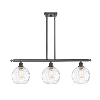 A thumbnail of the Innovations Lighting 516-3I-11-36 Athens Linear Oil Rubbed Bronze / Clear Water Glass