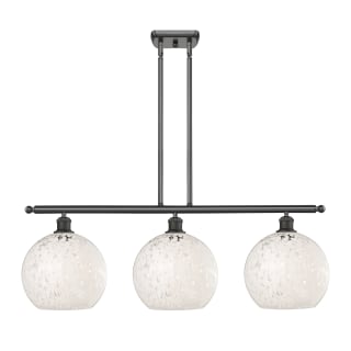 A thumbnail of the Innovations Lighting 516-3I-13-37-White Mouchette-Indoor Pendant Oil Rubbed Bronze / White Mouchette