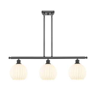 A thumbnail of the Innovations Lighting 516-3I-11-36-White Venetian-Indoor Pendant Oil Rubbed Bronze / White Venetian