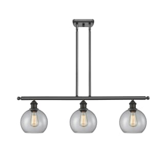 A thumbnail of the Innovations Lighting 516-3I-11-36 Athens Linear Oil Rubbed Bronze / Clear