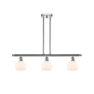 A thumbnail of the Innovations Lighting 516-3I-9-36 Athens Linear Polished Chrome / Matte White