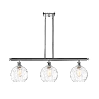 A thumbnail of the Innovations Lighting 516-3I-11-36 Athens Linear Polished Chrome / Clear Water Glass