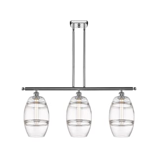 A thumbnail of the Innovations Lighting 516-3I-10-36 Vaz Linear Polished Chrome / Clear
