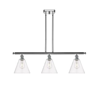 A thumbnail of the Innovations Lighting 516-3I-11-36 Berkshire Linear Polished Chrome / Clear