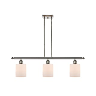 A thumbnail of the Innovations Lighting 516-3I Cobbleskill Polished Nickel / Matte White