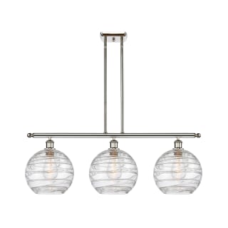 A thumbnail of the Innovations Lighting 516-3I-13-37 Athens Linear Polished Nickel / Clear Deco Swirl