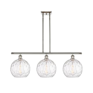 A thumbnail of the Innovations Lighting 516-3I-13-37 Athens Linear Polished Nickel / Clear Water Glass