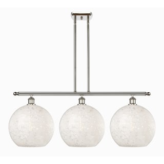 A thumbnail of the Innovations Lighting 516-3I-14-39-White Mouchette-Indoor Pendant Polished Nickel / White Mouchette