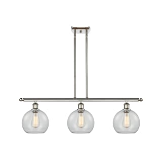 A thumbnail of the Innovations Lighting 516-3I-11-36 Athens Linear Polished Nickel / Clear
