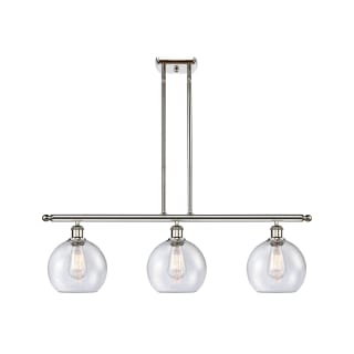 A thumbnail of the Innovations Lighting 516-3I-11-36 Athens Linear Polished Nickel / Seedy