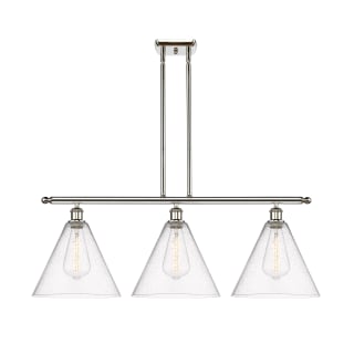 A thumbnail of the Innovations Lighting 516-3I-15-39 Berkshire Linear Polished Nickel / Seedy