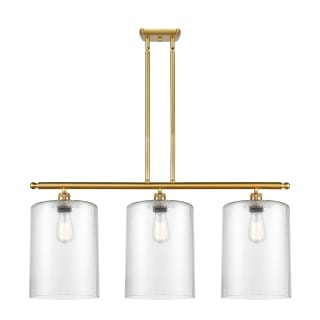 A thumbnail of the Innovations Lighting 516-3I-10-36-L Cobbleskill Linear Satin Gold / Clear