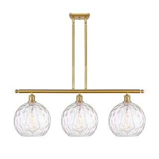 A thumbnail of the Innovations Lighting 516-3I-13-37 Athens Linear Satin Gold / Clear Water Glass