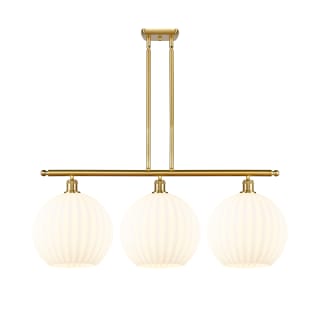 A thumbnail of the Innovations Lighting 516-3I-14-39-White Venetian-Indoor Pendant Satin Gold / White Venetian