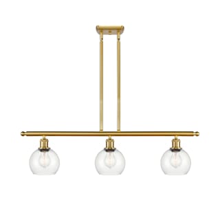A thumbnail of the Innovations Lighting 516-3I-9-36 Athens Linear Satin Gold / Clear