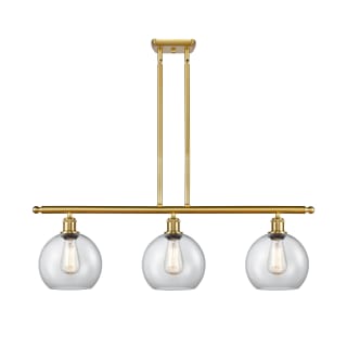 A thumbnail of the Innovations Lighting 516-3I-11-36 Athens Linear Satin Gold / Clear