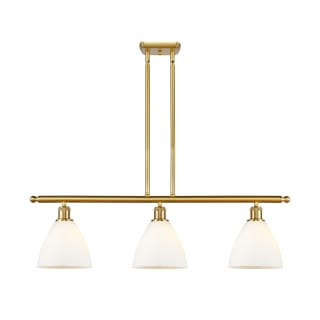 A thumbnail of the Innovations Lighting 516-3I-11-36 Bristol Linear Satin Gold / Matte White