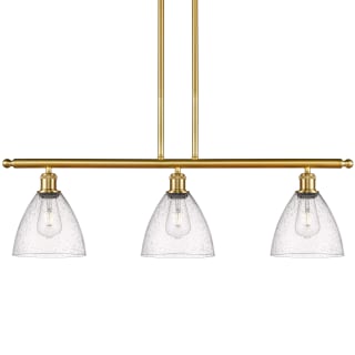 A thumbnail of the Innovations Lighting 516-3I-11-36 Bristol Linear Satin Gold / Seedy