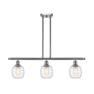 A thumbnail of the Innovations Lighting 516-3I-10-36 Belfast Linear Brushed Satin Nickel / Deco Swirl