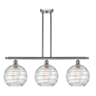 A thumbnail of the Innovations Lighting 516-3I-13-37 Athens Linear Brushed Satin Nickel / Clear Deco Swirl