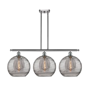 A thumbnail of the Innovations Lighting 516-3I 14 39 Athens Deco Swirl Chandelier Brushed Satin Nickel