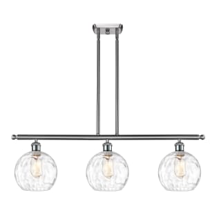 A thumbnail of the Innovations Lighting 516-3I-11-36 Athens Linear Brushed Satin Nickel / Clear Water Glass