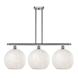 A thumbnail of the Innovations Lighting 516-3I-14-39-White Mouchette-Indoor Pendant Brushed Satin Nickel / White Mouchette