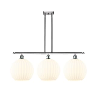 A thumbnail of the Innovations Lighting 516-3I-14-39-White Venetian-Indoor Pendant Brushed Satin Nickel / White Venetian